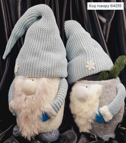 Коробка-ГНОМ "ПУЗАНЬ" СИНЯЯ шапка (коробка 22*16см)(шапка 30см), в ассортименте, ручная работа, Украина 614255 фото 1