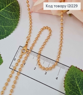 Цепочка плетения с шариками, дл. 50см, Xuping 18К 121229 фото