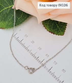 Цепочка якорное плетение 1мм, длина 42см, Xuping 190216 фото