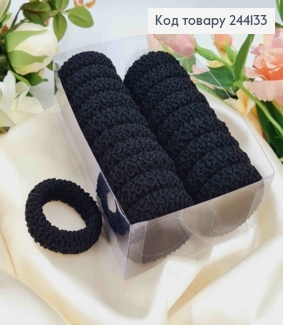 Резинка жатка, 5см, 20шт/уп. черного цвета 244133 фото