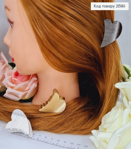 Краб метал Сердце, 4см в ассорт. 215161 фото 1