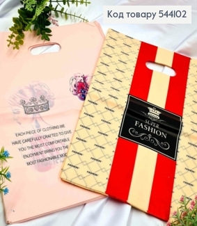 Пакет полиэтиленовый, "Fashson" в ассортименте, 100шт/уп, 39*30см 544102 фото