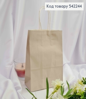 Пакет крафтовый 16*22*8см Серый 542244 фото