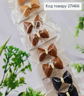 Набір заколок Стріла (20шт), БАНТИКИ, Пастельні кольори, заколка 3см, бантик 3*2см 271466 фото