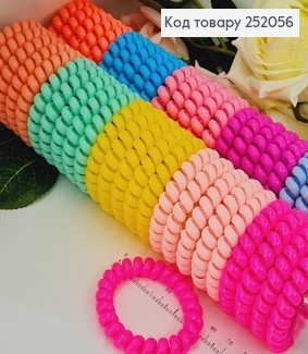 Резинка пружинка 5,5см яскрава в асорт. 252056 фото