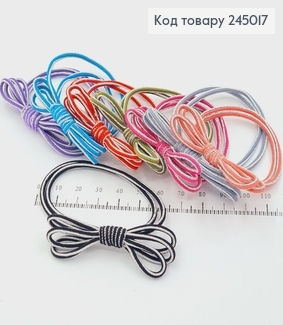 Резинка двойная с люрексом в асс. 10 шт / уп. цена за уп. 245017 фото