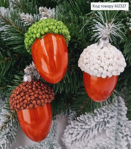 Новорічна фігура Жолудь в асорт., 7*6см, Україна 612327 фото 1