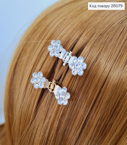 Краб малютка металл цветочек в асс.12 шт / уп. цена за уп. 215079 фото 2