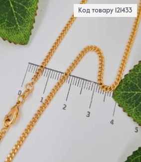 Цепочка, панцирное плетение 2мм, длина 50см, Xuping 18K 121433 фото