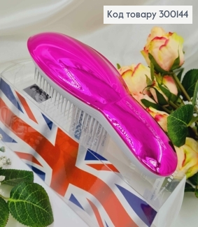 Щетка для волос, Tangle Teezer, Серо-Розовая(металлик), большая(21*8), качественная 300144 фото