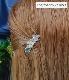 Заколка стрела металл цветочек   золотая 3 см в ас.12 шт/уп. 233059 фото