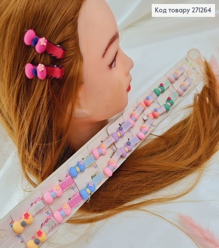 Заколка детская стрела с бантик в асс.20 шт / уп 271264 фото 1