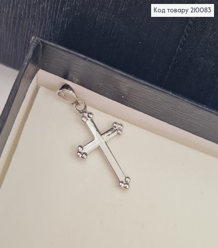 Крестик 2,3х1,4см  родироване    Xuping 210083 фото 1