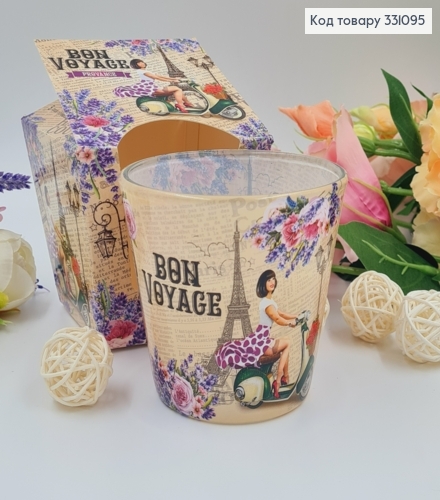 Аромасвічка стакан Bon Voyage PROVANCE, 115г/30год. горіння, Польща 331095 фото 1
