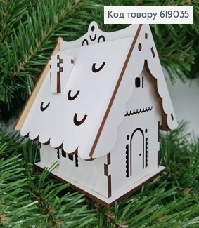 Будиночок дерев'яний 11 * 11см 619035 фото