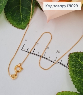 Цепочка якорное плетение 1мм, длина 50см, Xuping 18К 121029 фото