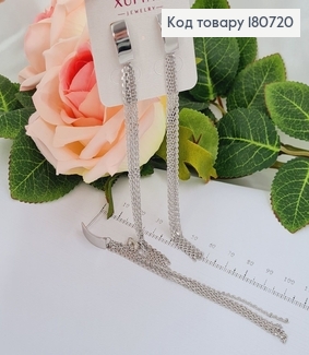 Сережки родовані гвіздки з підвісками, 11,5см, Xuping 180720 фото