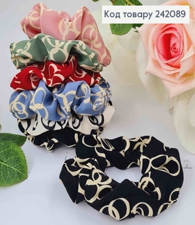 Резинка жатка об'ємна, 10см, кольори в асорт. 242089 фото