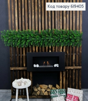 Гілочка  ялинки 2м, Салатові Кінці (лита), ширина 3о-40см ( можна регулювати - металева основа) 619405 фото