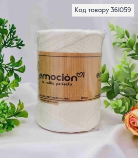 Рафия в мотке, БЕЛАЯ (цвет 02), 200метров, производитель Польша 361059 фото