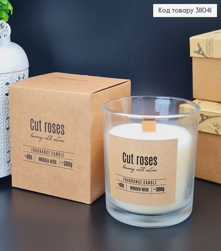 Аромасвечи BISPOL Срезанные розы 300 г/ годин 311041 фото 1
