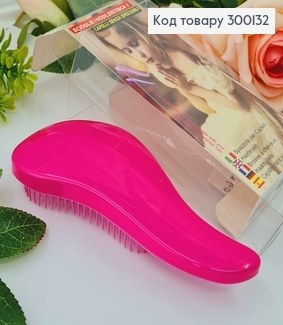 Щетка для волос, Spazzola (тангл тизер), Малиново-Розовая, маленькая(15*6), качественный Китай 300132 фото