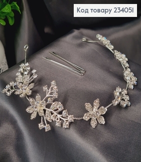 Веточка в камнях 29см Цветочки  234051 фото