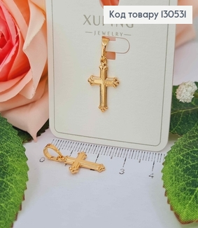 Крестик простой 1,5*1см, Xuping 18K 130531 фото