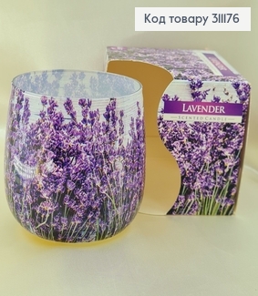 Аромасвечи стакан BISPOL Лаванда 100 г / 20 часов, 71s-09 312027 фото