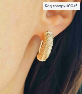 Серьги "Грейс", длина 2,1см, английская застежка, Xuping 18K 110045 фото