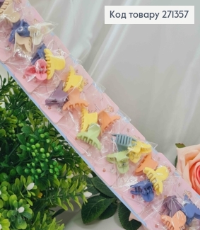 Набір дитячих крабиків, дуга, кольори в асорт. 30шт/уп 271357 фото
