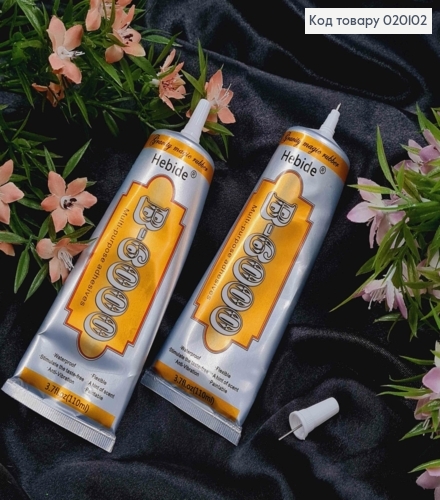 Клей B-6000 силиконовый герметик для: дерева, металла, керамики, пластика, стекла, кожи, 110мл 020102 фото 1