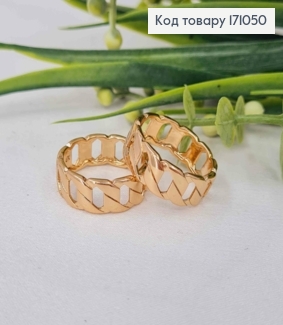 Кольцо имитация цепочки, Xuping 18К 171050 фото