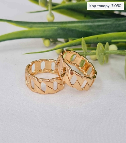 Кольцо имитация цепочки, Xuping 18К 171050 фото 1