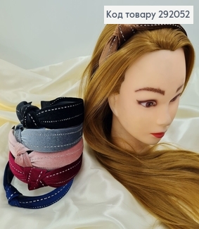 Обруч чалма велюр с камнями в асс. 292052 фото