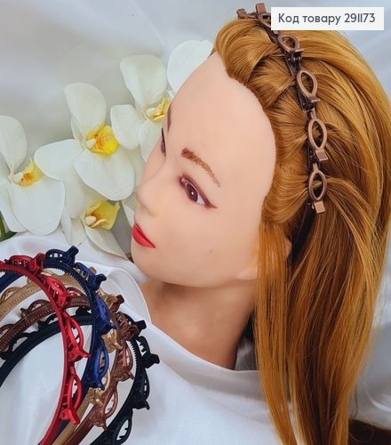 Обруч пластик с зажимами в ассорт. 291173 фото 1