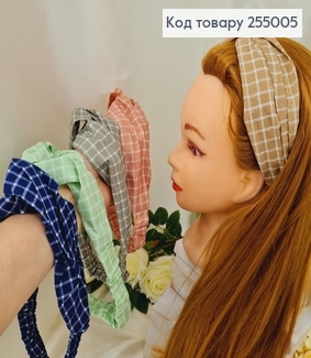 Повязка - чалма в ячейку в асс. 255005 фото