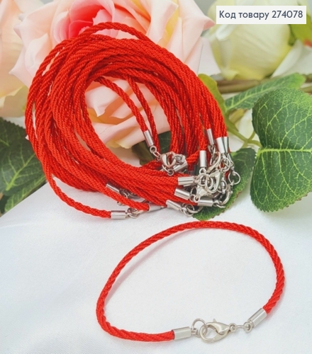 Браслет красная нить, 20см, цена за 1шт 274078 фото 1