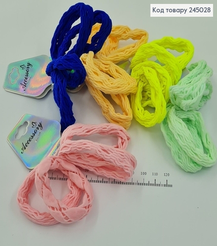 Резинка детская в ассорт 4 шт / уп. 245028 фото 1