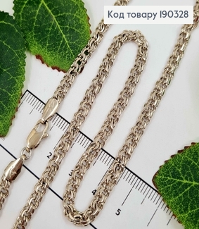 Цепочка, плетение Бисмарк, шир. 3,5мм, длина 50см, Xuping 190328 фото