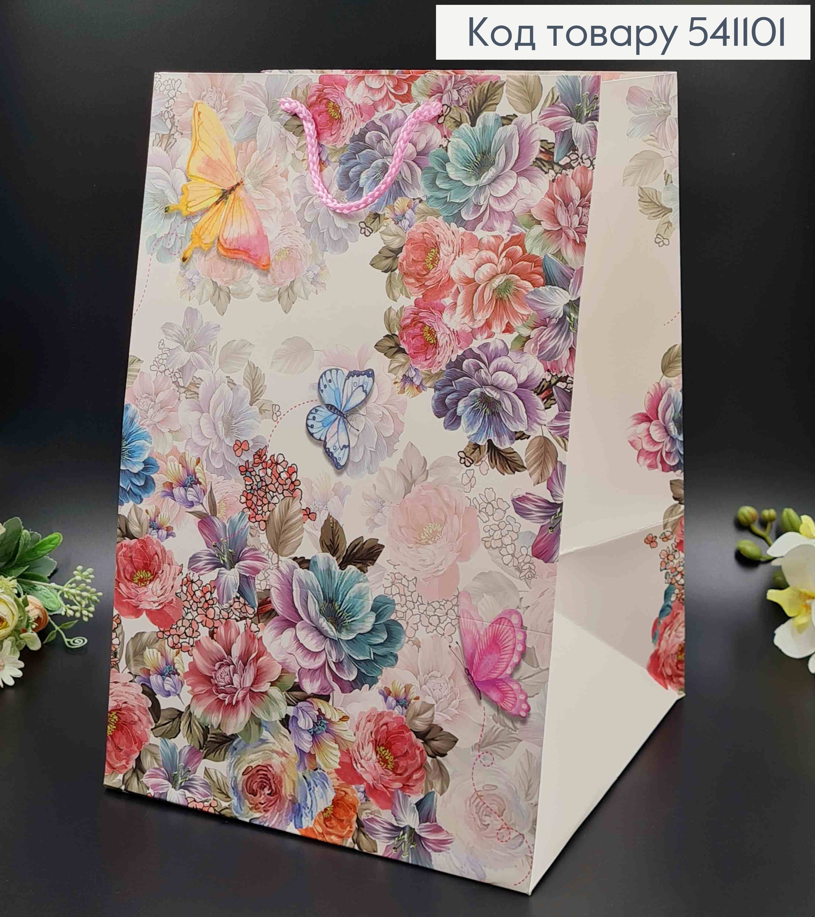 Пакет бумажный "Раскраска" 42,5*28*28см в ассорт. 541101 фото 2