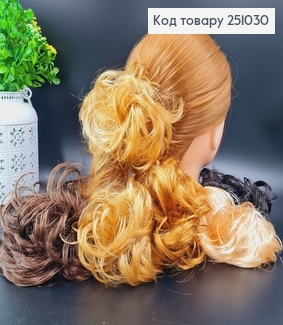 Резинка - шиньон для волосся в асорт. 251030 фото