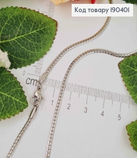 Цепочка родовая, плетение чешуя, плоская, шир.2мм, дл. 45см, Xuping 190401 фото