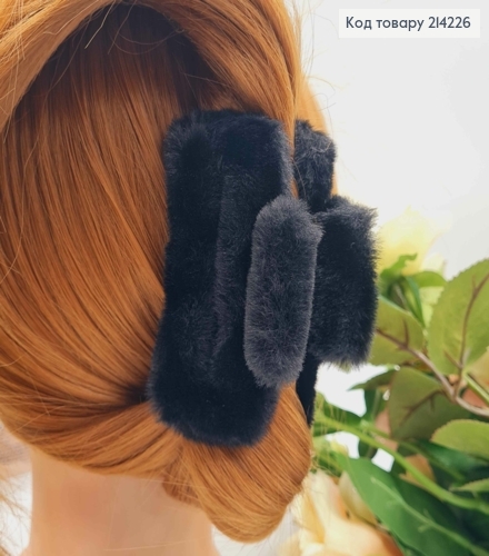 Краб пластик, прямоугольный, с черным пушком, 9см 214226 фото 1