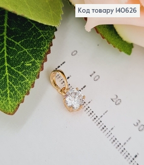 Кулон с камнем 0,6*0,6см, Xuping 18K 140626 фото