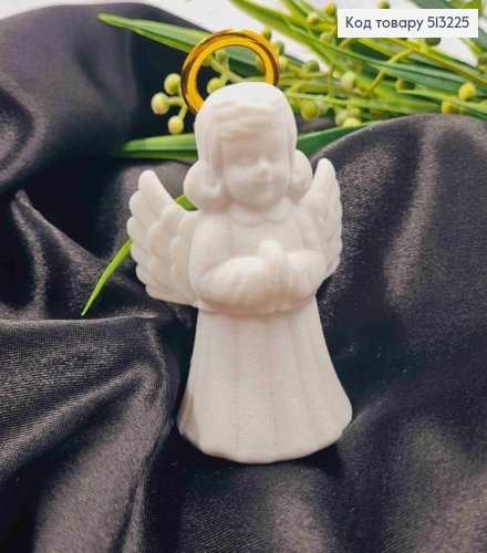 Коробка-футляр велюр, "АНГЕЛ", 9*4см, Белого цвета 513225 фото 1