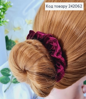 Резинка велюр 8см середня ЖАТКА в асорт. 242062 фото