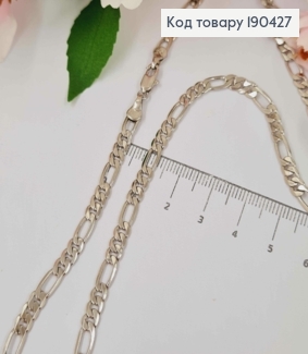 Цепочка родовая, плетение Картье 4мм, длина 60см, Xuping 190427 фото
