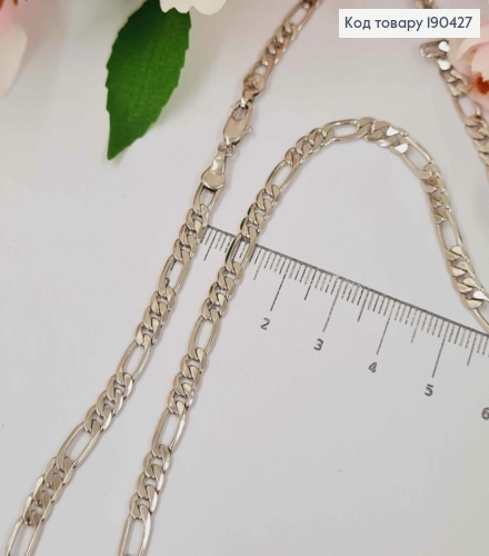 Цепочка родовая, плетение Картье 4мм, длина 60см, Xuping 190427 фото 1