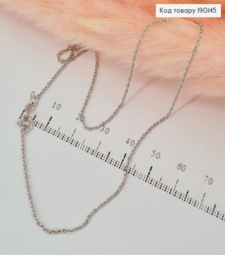 Цепочка 1мм длина 35см родироване  Xuping  190145 фото 1